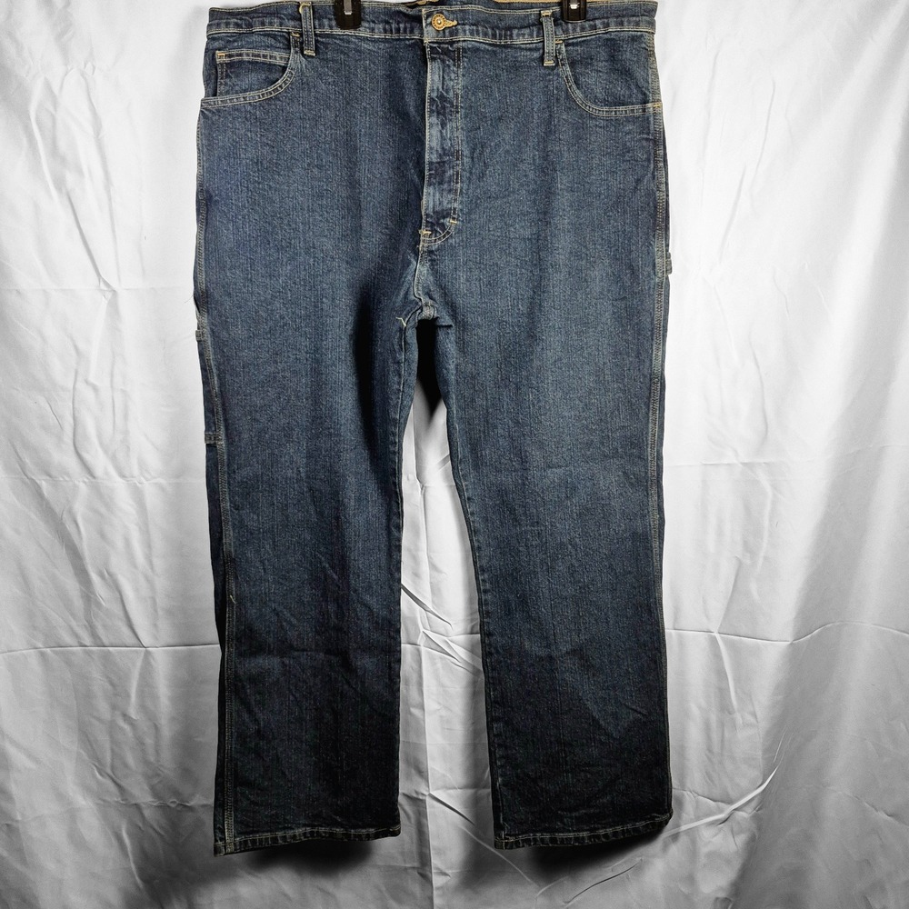 Genuine Dickies Carpenter Jeans 42x30 Relaxed Fit Workwear Utility‎ Denim